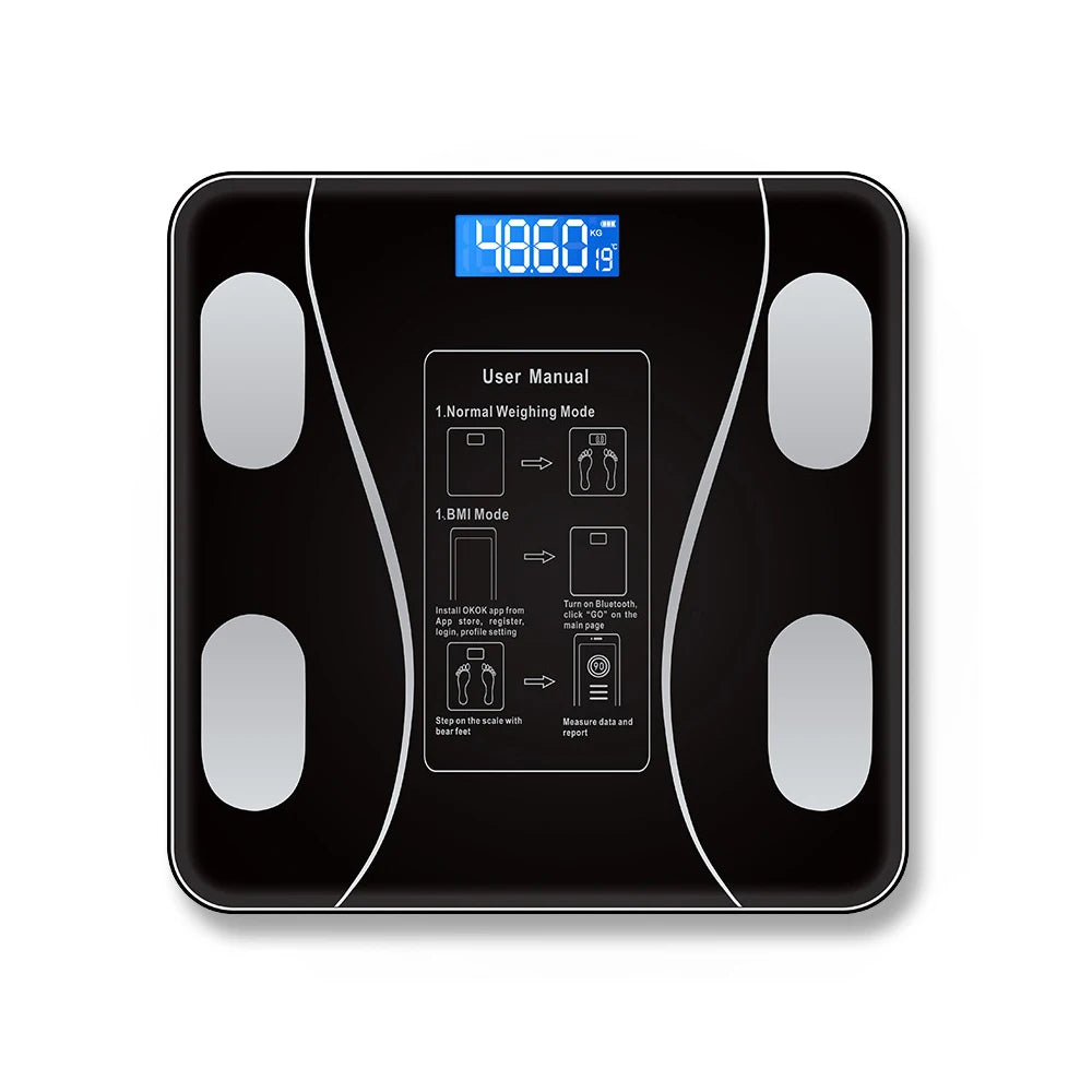 Smart Body Fat Scale – Bluetooth Digital Bathroom Scale with App | Know Your Body, Not Just Your Weight