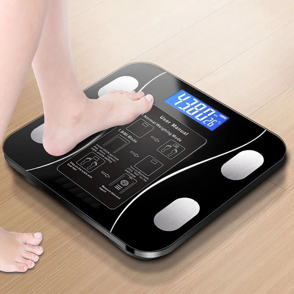 Smart Body Fat Scale – Bluetooth Digital Bathroom Scale with App | Know Your Body, Not Just Your Weight