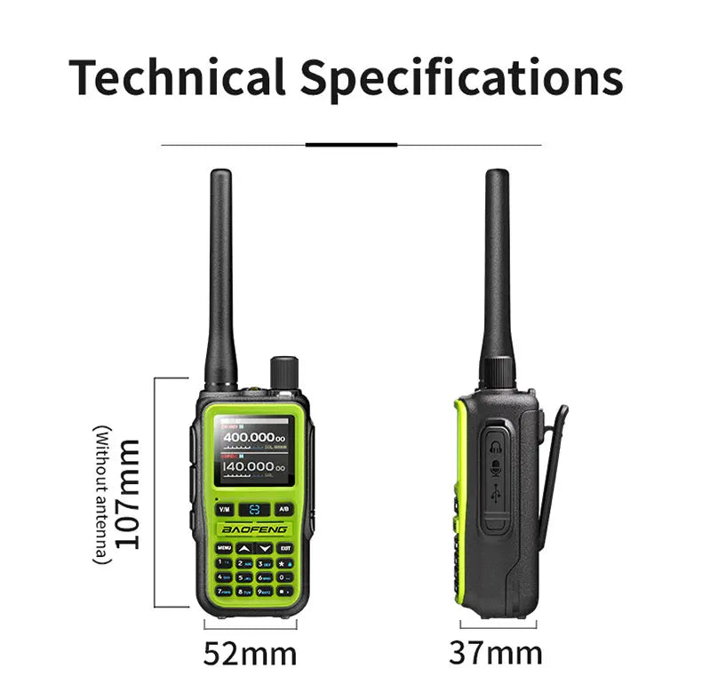 BAOFENG UV-5R Mini Two-Way Radio 2-Pack – 5W Dual Band | Stay Connected When Everything Else Fails