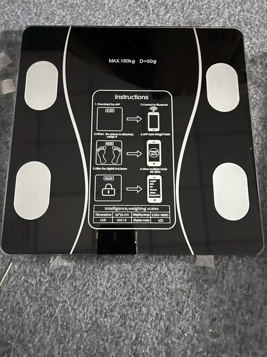 Smart Body Fat Scale – Bluetooth Digital Bathroom Scale with App | Know Your Body, Not Just Your Weight
