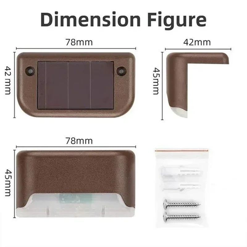 Solar Deck Lights – IP65 Waterproof Outdoor Step & Stair Lights | Set It, Forget It