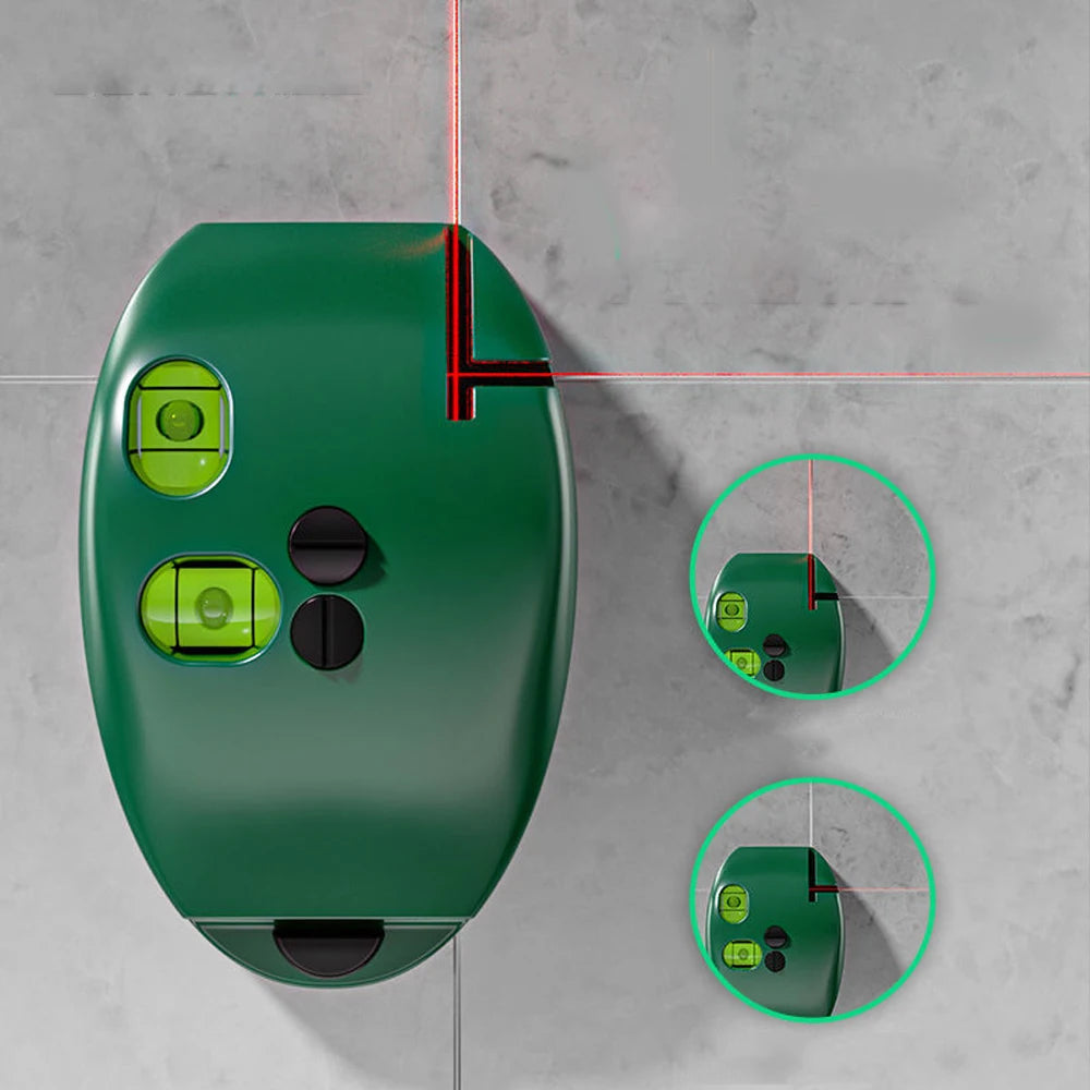 90° Infrared Laser Level – Portable Battery-Powered Line Level | Perfectly Straight Every Time