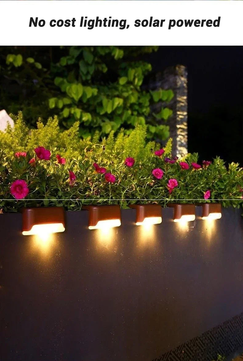 Solar Deck Lights – IP65 Waterproof Outdoor Step & Stair Lights | Set It, Forget It