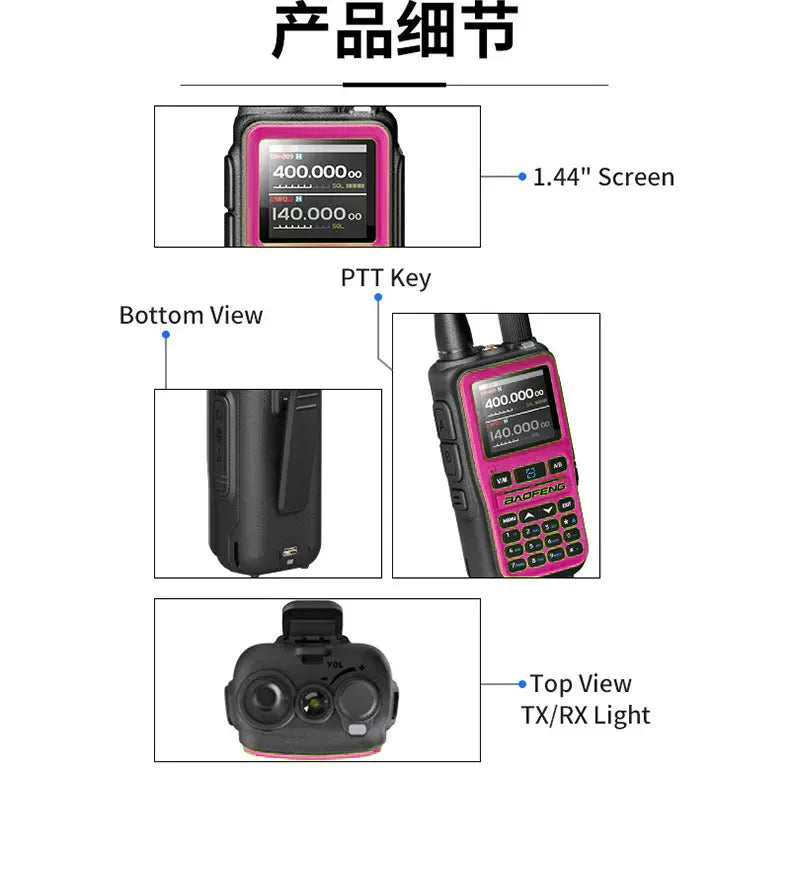 BAOFENG UV-5R Mini Two-Way Radio 2-Pack – 5W Dual Band | Stay Connected When Everything Else Fails