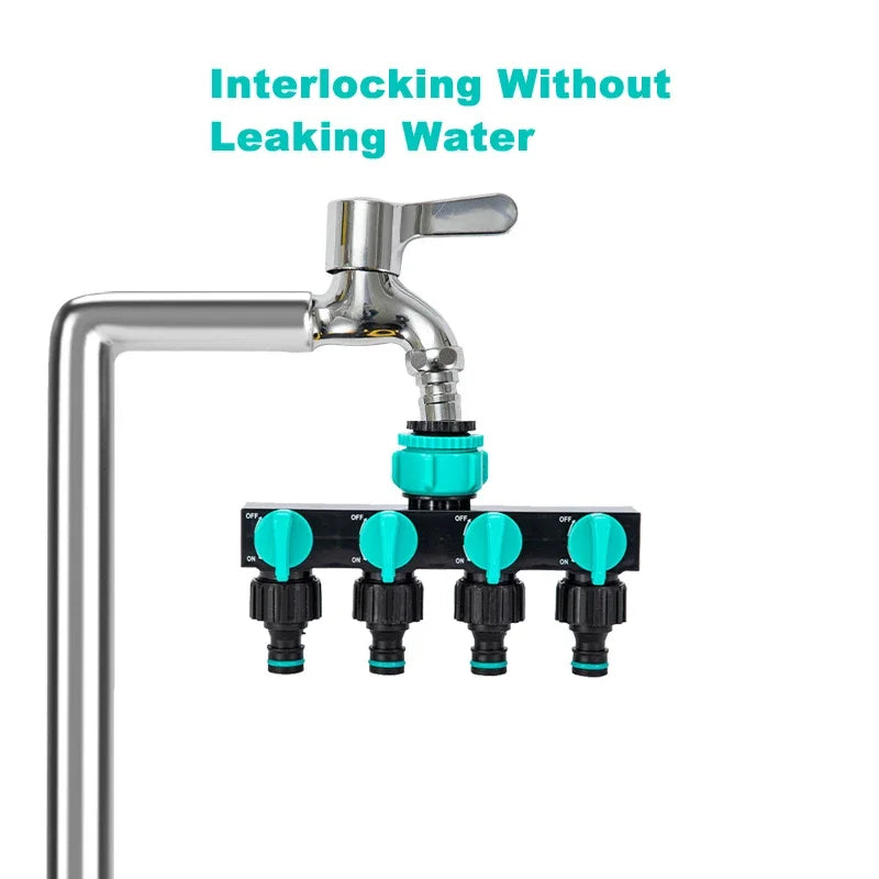 Garden Hose Splitter – Multi-Port Water Line Connector | Water Everything at Once
