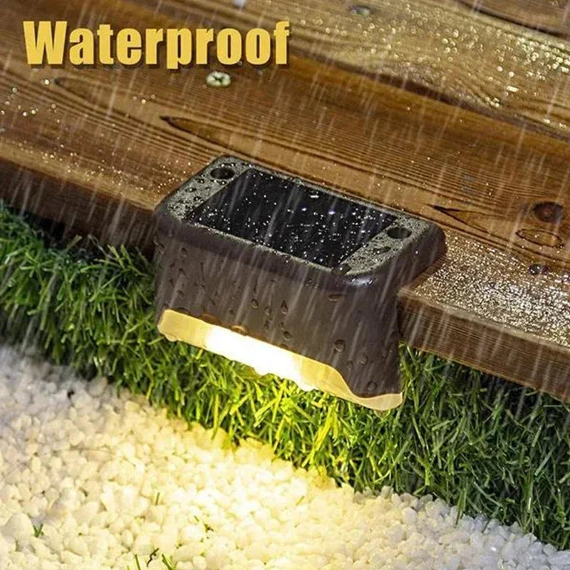 Solar Deck Lights – IP65 Waterproof Outdoor Step & Stair Lights | Set It, Forget It