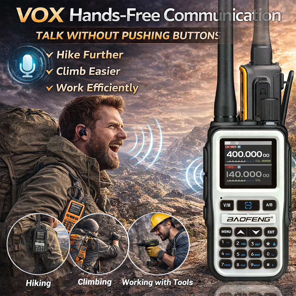 BAOFENG UV-5R Mini Two-Way Radio 2-Pack – 5W Dual Band | Stay Connected When Everything Else Fails