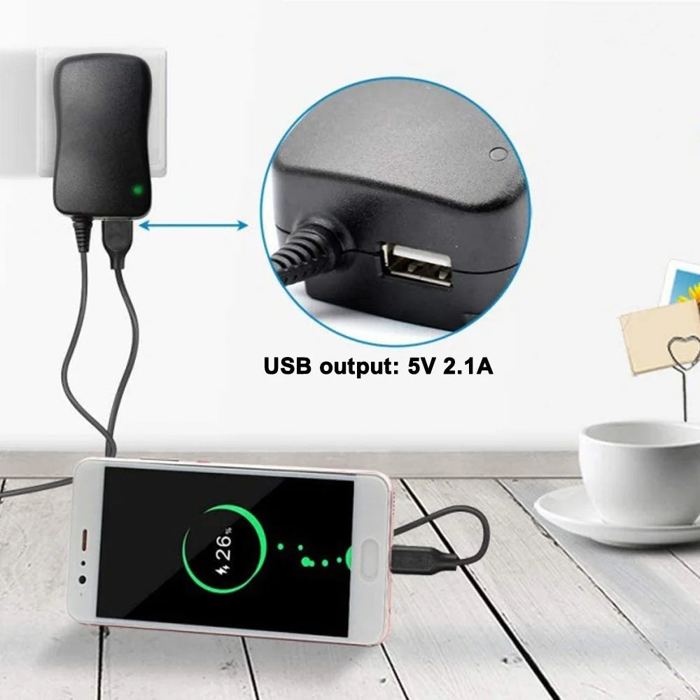 Universal AC/DC Power Adapter – 3V to 12V Adjustable | One Charger for Everything You Own