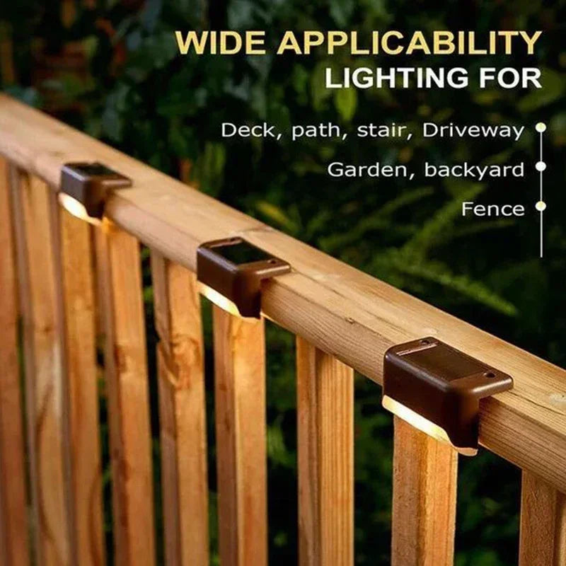 Solar Deck Lights – IP65 Waterproof Outdoor Step & Stair Lights | Set It, Forget It