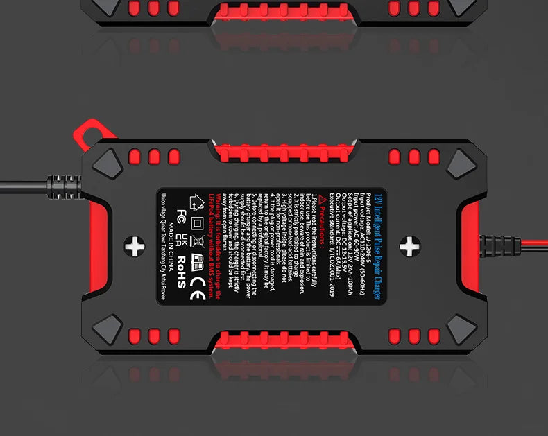 12V 6A Smart Car Battery Charger – LiFePO4 & Lead Acid | Dead Battery? Not Anymore.