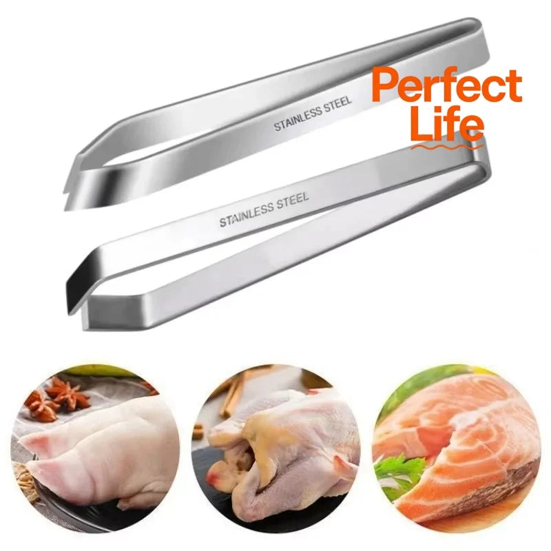Stainless Steel Fish Bone Tweezers – Precision Pincer Puller | Never Choke on a Bone Again