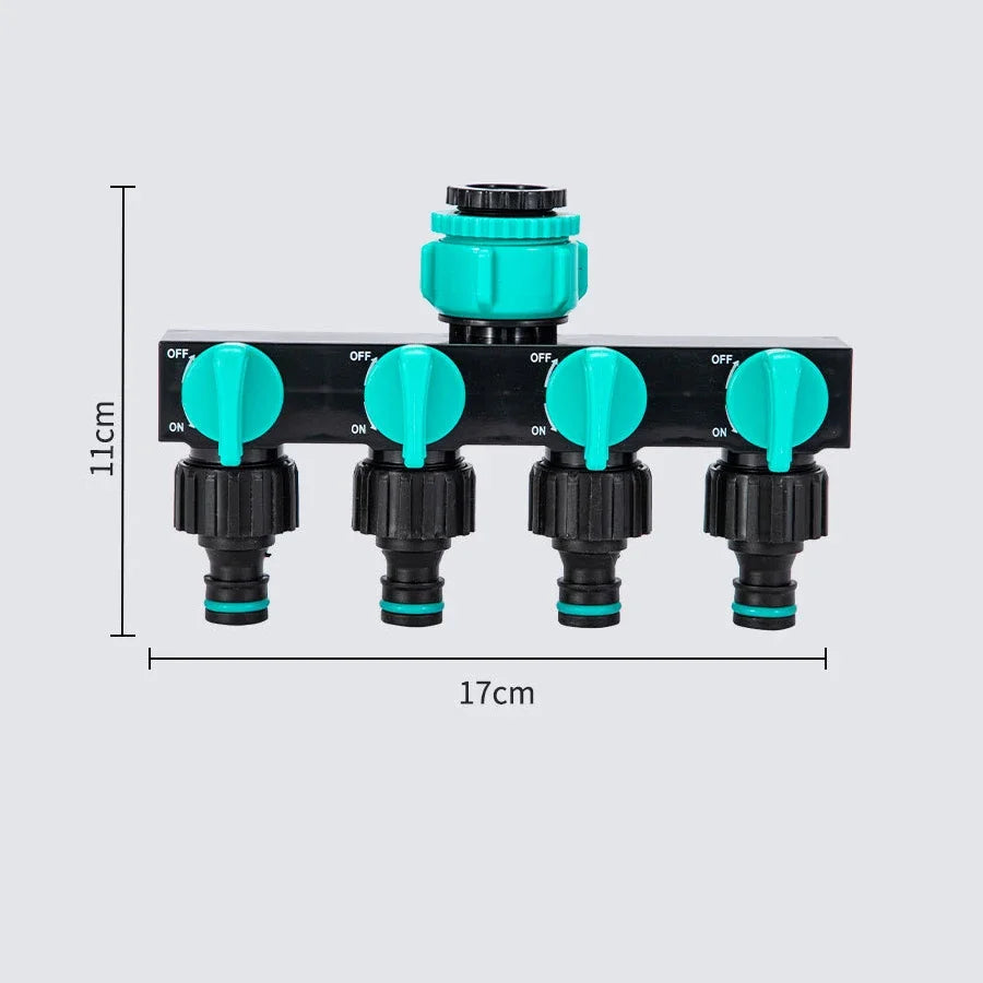 Garden Hose Splitter – Multi-Port Water Line Connector | Water Everything at Once