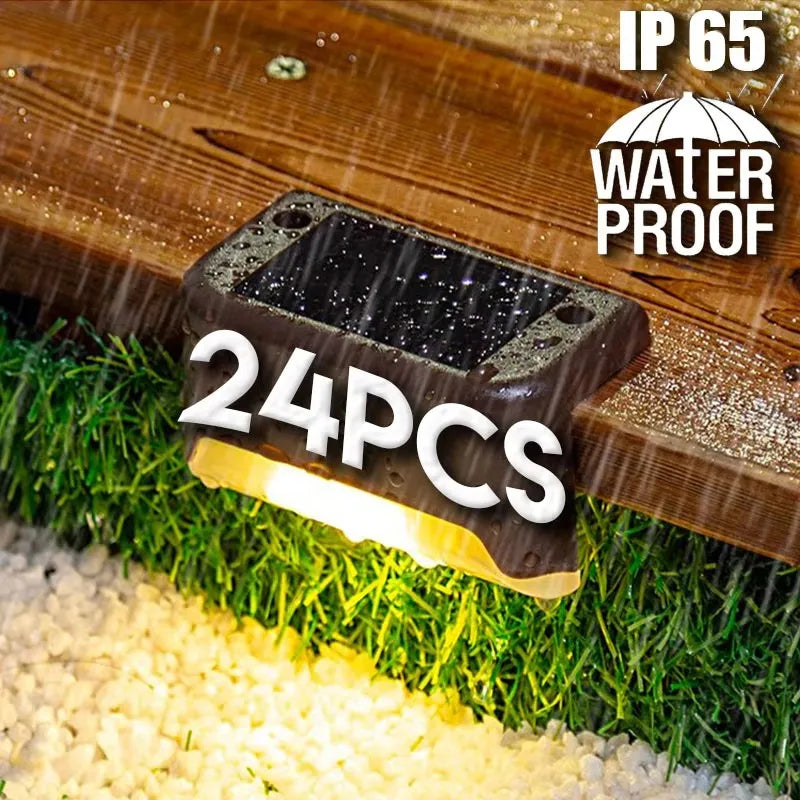 Solar Deck Lights – IP65 Waterproof Outdoor Step & Stair Lights | Set It, Forget It
