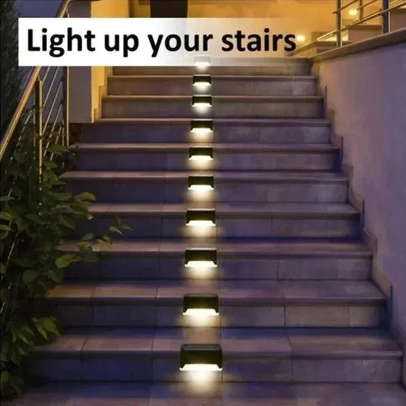 Solar Deck Lights – IP65 Waterproof Outdoor Step & Stair Lights | Set It, Forget It